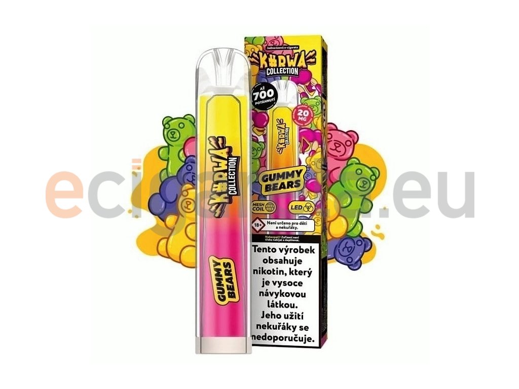 Kurwa Collection - 20mg - Gummy Bears, produktový obrázek.