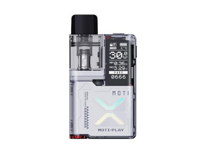 Elektronická cigareta: Moti Play Pod Kit (900mAh) (Pearl White)