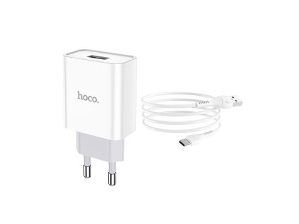 Nabíječka Hoco C81 Asombroso USB-C (5V / 2,1A) (Bílá)