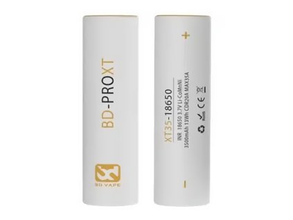 BD Vape BD-PRO XT35 18650 3500mAh 35A, produktový obrázek.