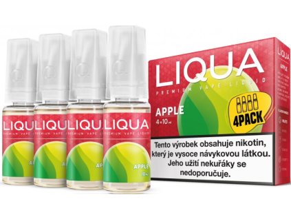 liquid liqua elements 4pack apple 4x10ml 12mg jablko