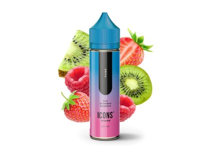 Příchuť ProVape Icons S&V: Punk (Kiwi, jahoda, malina) objem 10ml
