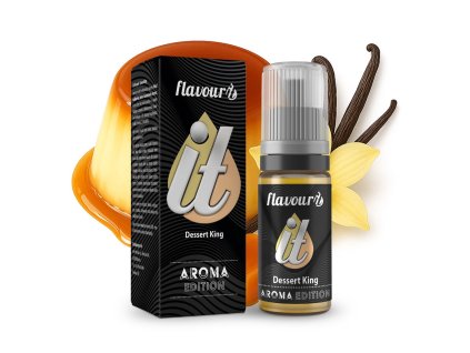 Příchuť Flavourit: Dessert King (Vanilkový dezert s karamelem) 10ml