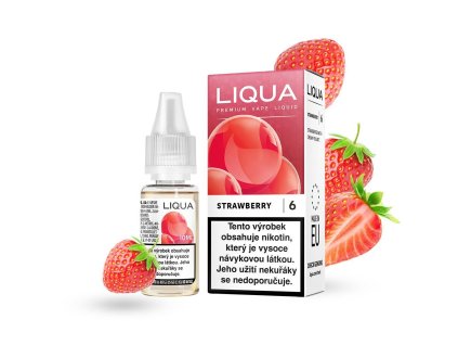 LIQUA Strawberry (Sladká jahoda) 10ml 6mg