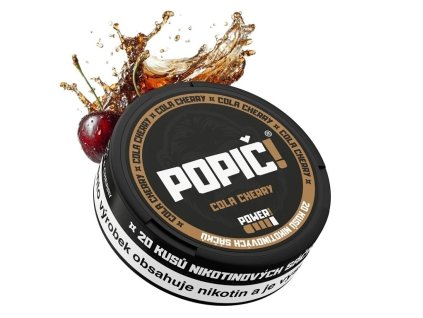Popič! Cola & Cherry, nikotinové sáčky