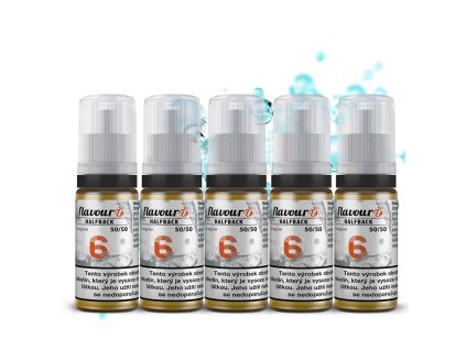Flavourit HALFBACK - nikotinový booster - 50/50 - 5x10ml - 6mg