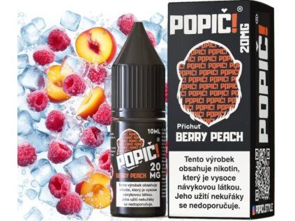 liquid popic salt berry peach 10ml 20mg