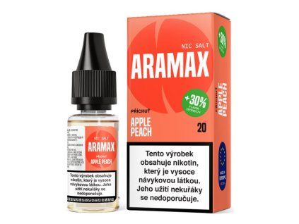 liquid aramax salt apple peach 10ml 20mg