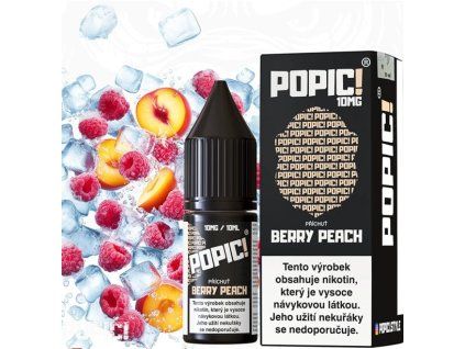 liquid popic salt berry peach 10ml 10mg