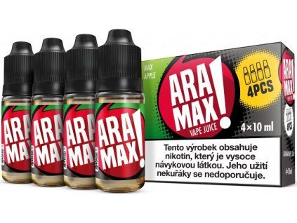aramax 4pack max apple 4x10ml