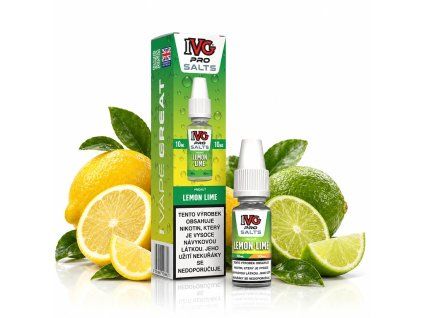 IVG Pro Salts Lemon Lime 10ml 10mg