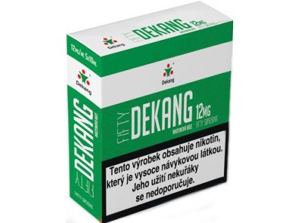 nikotinova baze dekang fifty 5x10ml pg50vg50 12mg