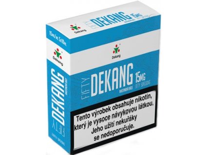nikotinova baze dekang fifty 5x10ml pg50vg50 15mg