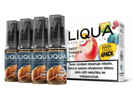 LIQUA MIX 4Pack Sweet Tobacco 10ml 3mg