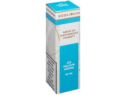 Liquid Ecoliquid ICE Melon 10ml - 12mg (Svěží meloun)