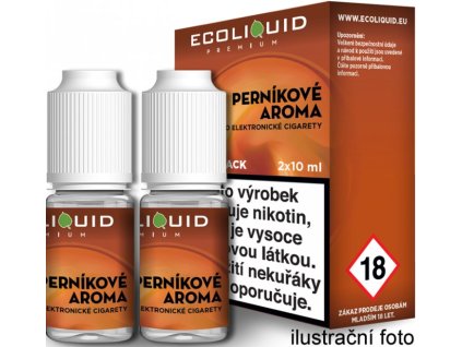Liquid Ecoliquid Premium 2Pack Gingerbread tobacco 2x10ml - 6mg (Perníkový tabák)