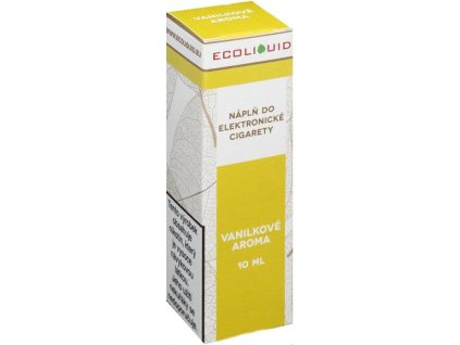 Liquid Ecoliquid Vanilla 10ml - 18mg (Vanilka)