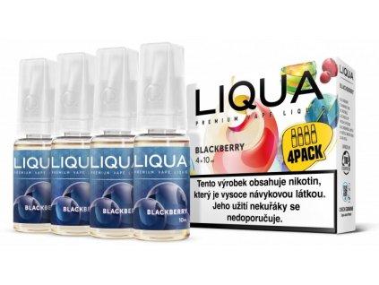 Liquid LIQUA CZ Elements 4Pack Blackberry 4x10ml 3mg (ostružina)
