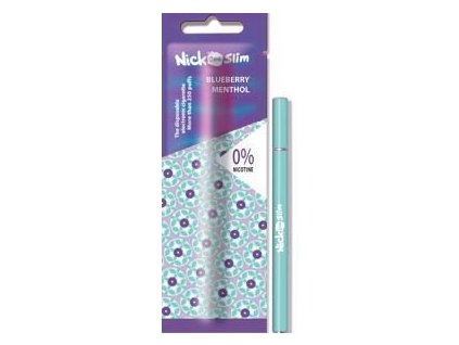 Nick One Original elektronická cigareta Blueberry Menthol 0mg (Borůvka s mentolem)