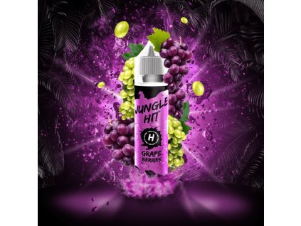 Příchuť Jungle Hit Shake and Vape 12ml Grape Berries