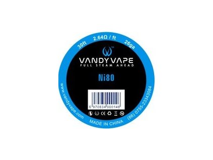 Vandy Vape Ni80 odporový drát 26GA 10m