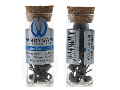 Vandy Vape předmotané spirálky Alpha Braid Ni80