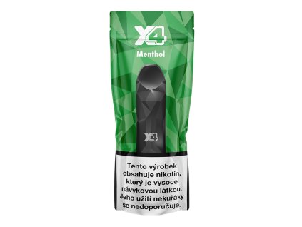 x4 mentol jednorazova e cigareta
