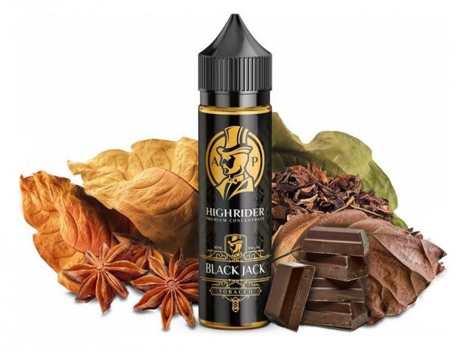 PJ Empire Hing Rider - Black Jack - Shake and Vape - 20 ml