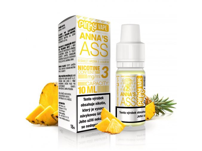 Pinky Vape - E-liquid - 10ml - 3mg - Anna's Ass (Ananas)