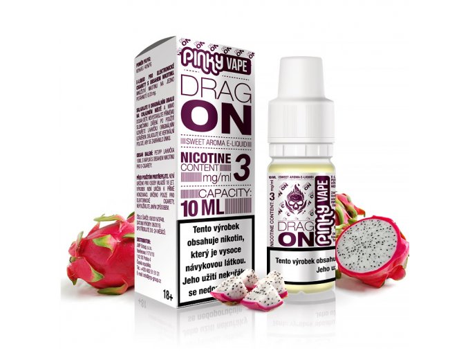 Pinky Vape - E-liquid - 10ml - 6mg - Dragon (Dračí ovoce)