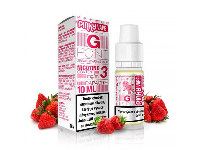 Pinky Vape - E-liquid - 10ml - 3mg - G Point (Jahoda)