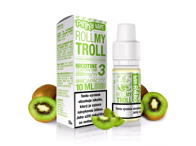 Pinky Vape - E-liquid - 10ml - 6mg - Roll My Troll (Kiwi mix)