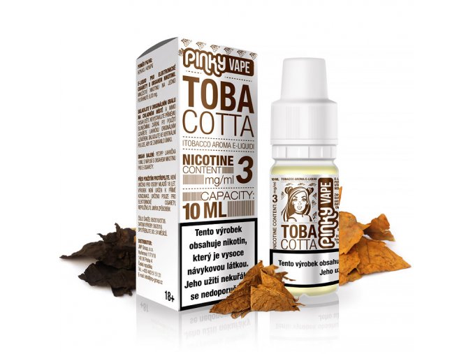 Pinky Vape - E-liquid - 10ml - 12mg - Tobacotta (Tabák)