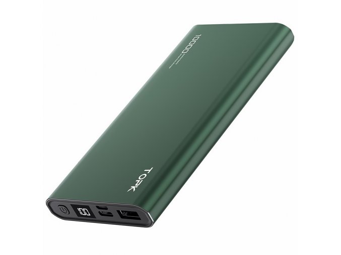 TOPK I1006 - Powerbanka Quick Charge - 10000 mAh (hliníková slitina)