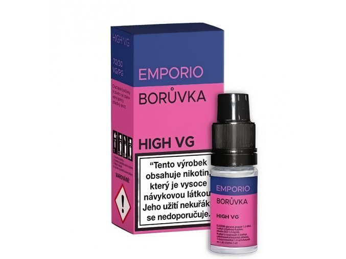 Liquid Emporio HIGH VG - Borůvka - 10ml - 0mg