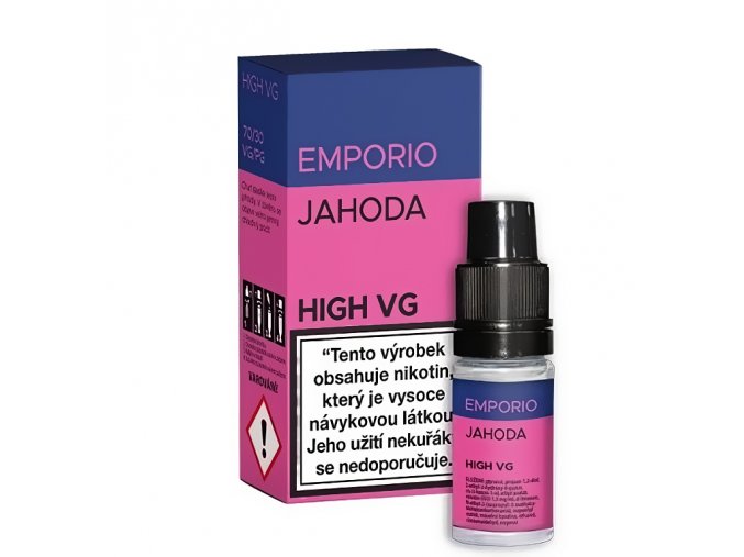 Liquid Emporio HIGH VG - Jahoda - 10ml - 3mg