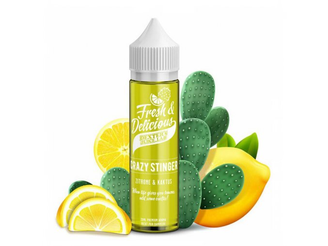 Dexters Juice Lab Fresh & Delicious - Shake & Vape - Crazy Stinger (Citron & kaktus) - 20ml