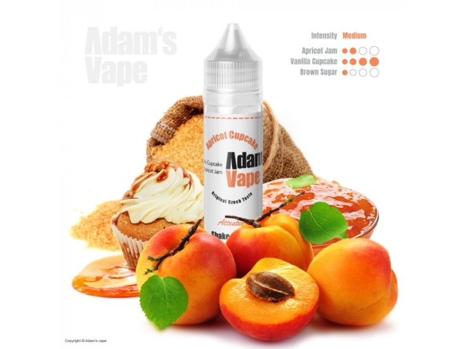 Příchuť Adam´s Vape Shake and Vape 12ml Apricot Cupcake