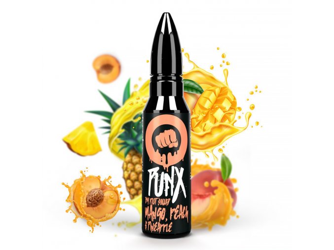 Riot Squad - Punx - Shake & Vape - Mango, broskev, ananas - 20ml