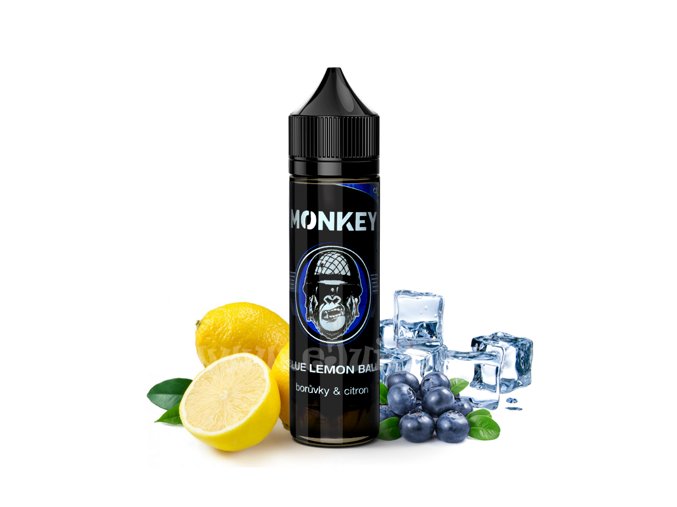 Příchuť Monkey S&V: Blue Lemon Ball (Borůvky a ledový citron) 12ml