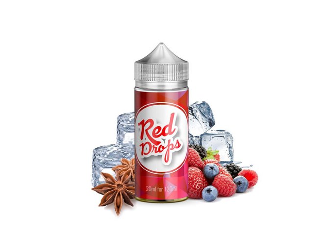 Příchuť Infamous Drops S&V: Red Drops (Bobulovitá směs s anýzem) 20ml