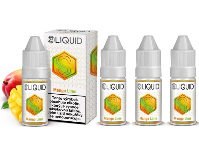 Sliquid Mango a limetka (Mango Lime) 4x10ml