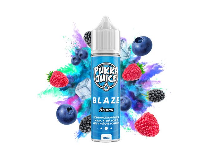 Příchuť Pukka Juice S&V: Blaze (Bobulovité plody s ledem) 18ml