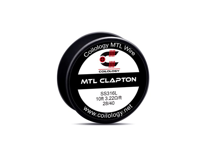 Odporový drát Coilology MTL Series - Clapton SS316L (3m)