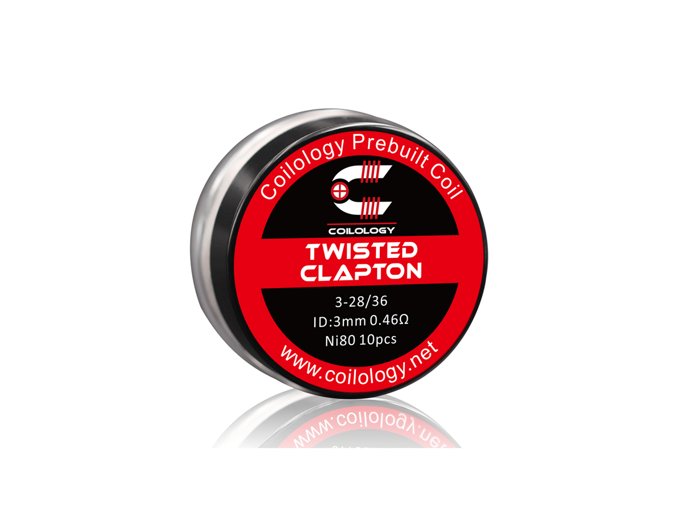 Předmotané spirálky Coilology Twisted Clapton Ni80 (0,46ohm) (10ks)