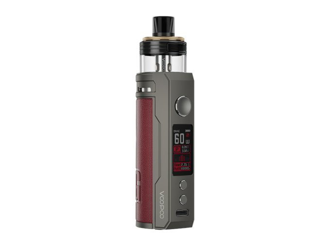 VOOPOO Drag S PnP-X Pod Kit  - 2500mAh - 60W (Knight Red), produktová fotografie.