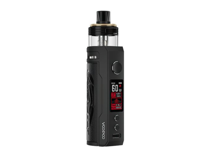 VOOPOO Drag S PnP-X Pod Kit  - 2500mAh - 60W (Eagle Black), produktová fotografie.