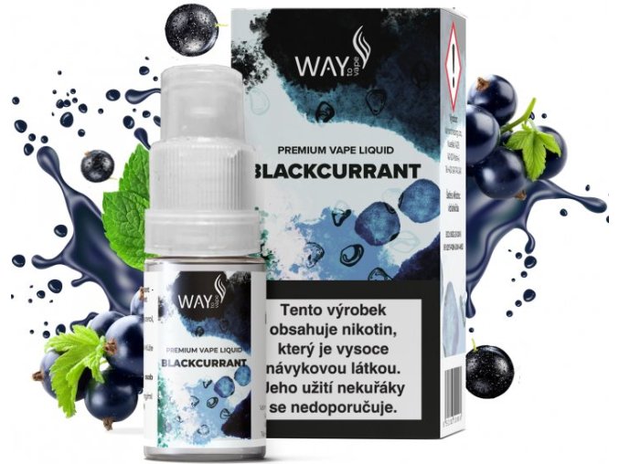 Liquid WAY to Vape Blackcurrant 10ml-3mg