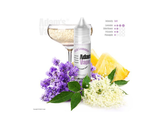 Příchuť Adams vape S&V: Fizzy Lavender (Bylinkové frizzante) 12ml