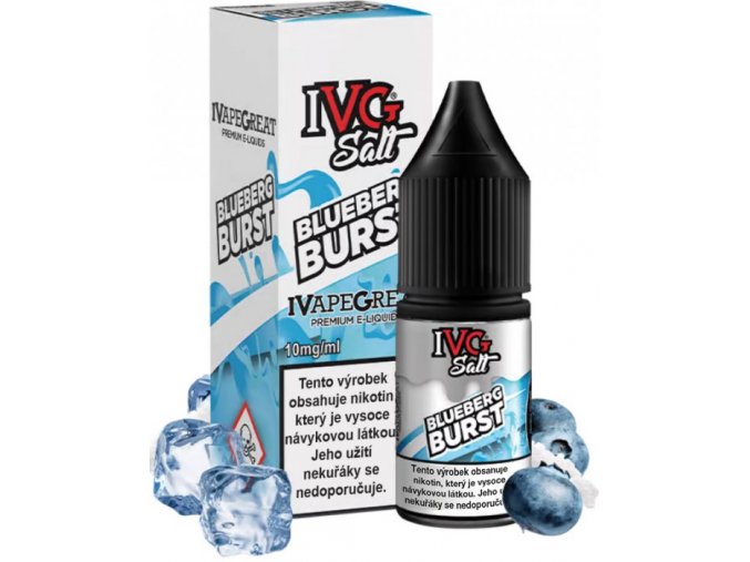 Liquid I VG SALT Blueberg Burst 10ml - 20mg